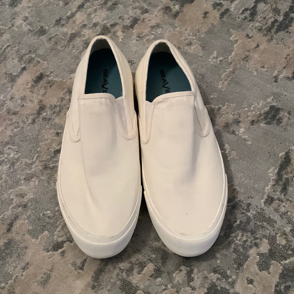 White SeaVees size 9